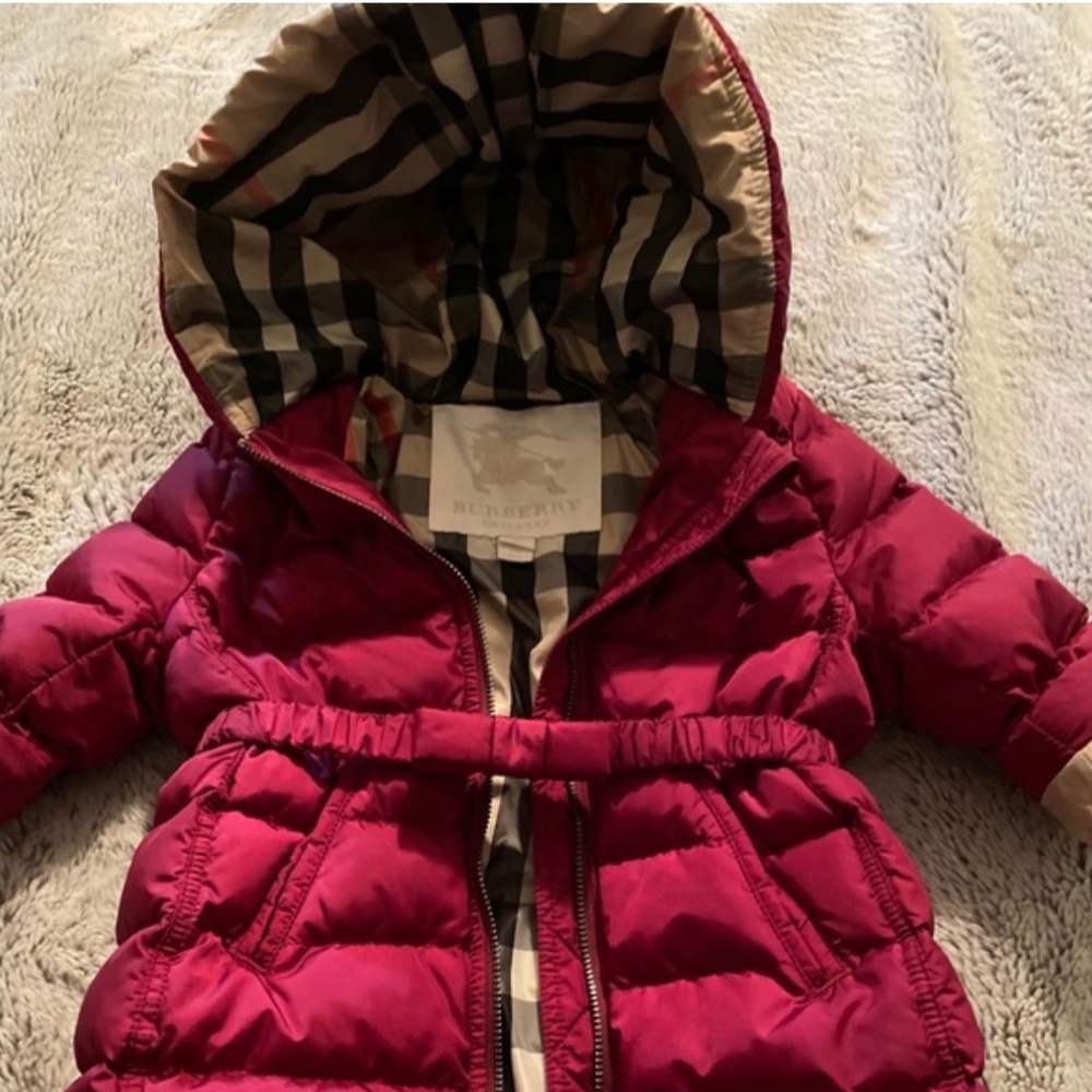 Burberry baby coat 9-12 months